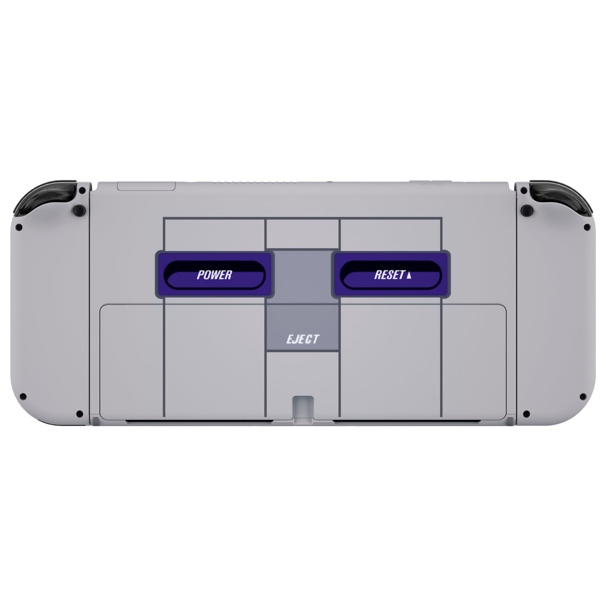 eXtremeRate Retail Replacement Soft Touch Full Set Shell for Nintendo Switch OLED - Classic SNES Style - QNSOY7003