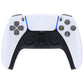 eXtremeRate Retail Replacement D-pad R1 L1 R2 L2 Triggers Share Options Face Buttons, Clear Black Full Set Buttons Compatible With ps5 Controller BDM-010 & BDM-020 - JPF3023G2