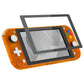 DIY Replacement Shell with Screen Protector for NS Switch Lite - Clear Orange eXtremeRate