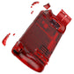 eXtremeRate Retail Clear Red Custom Full Set Shell with Buttons for Steam Deck Console