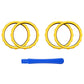 eXtremeRate Custom Accent Rings for eXtremeRate ASR Version Shell, Compatible with Xbox Series X/S Controller & Xbox One Elite (Model 1698) & Elite Series 2 (Model 1797 and Core Model 1797) Controller - Chrome Gold eXtremeRate