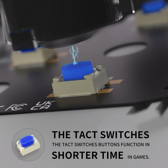eXtremeRate Retail Custom Tactile Dpad & Action Buttons Face Clicky Kit V3 for ps5 Controller BDM-030