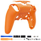 eXtremeRate Replacement Back Housing Bottom Shell Compatible with PS5 Edge Controller - Royal Orange