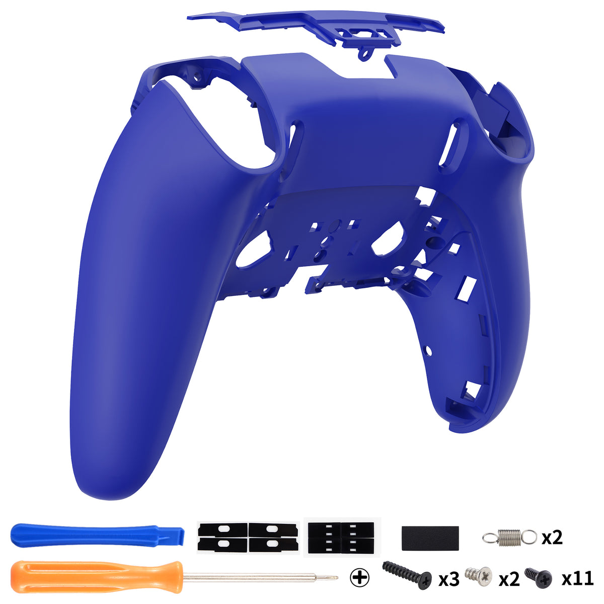 eXtremeRate Replacement Back Housing Bottom Shell Compatible with PS5 Edge Controller - Dream Blue