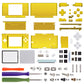 eXtremeRate Replacement Full Housing Shell & Buttons with Screen Lens for Nintendo DS Lite NDSL - Chrome Gold
