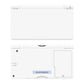 eXtremeRate Replacement Full Housing Shell & Buttons with Screen Lens for Nintendo DS Lite NDSL - White