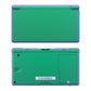 eXtremeRate Replacement Full Housing Shell & Buttons with Screen Lens for Nintendo DS Lite NDSL - Chameleon Green Purple