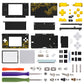 eXtremeRate Replacement Full Housing Shell & Buttons with Screen Lens for Nintendo DS Lite NDSL - The Great GOLDEN Wave Off Kanagawa - Black