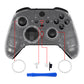 eXtremeRate Replacement Front Housing Shell Case with Accent Rings for Xbox One Elite Series 2 & Elite 2 Core Controller (Model 1797) - Glow in Dark - Green