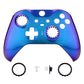 Chameleon Purple Blue Faceplate Cover, Glossy Front Housing Shell Case Replacement Kit for Xbox One Elite Series 2 Controller (Model 1797 and Core Model 1797) - Thumbstick Accent Rings Included - ELP301 eXtremeRate