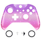 Gradient Translucent Purple Rose Red Faceplate Cover, Glossy Front Housing Shell Case Replacement Kit for Xbox One Elite Series 2 Controller (Model 1797 and Core Model 1797) - Thumbstick Accent Rings Included - ELP335 eXtremeRate