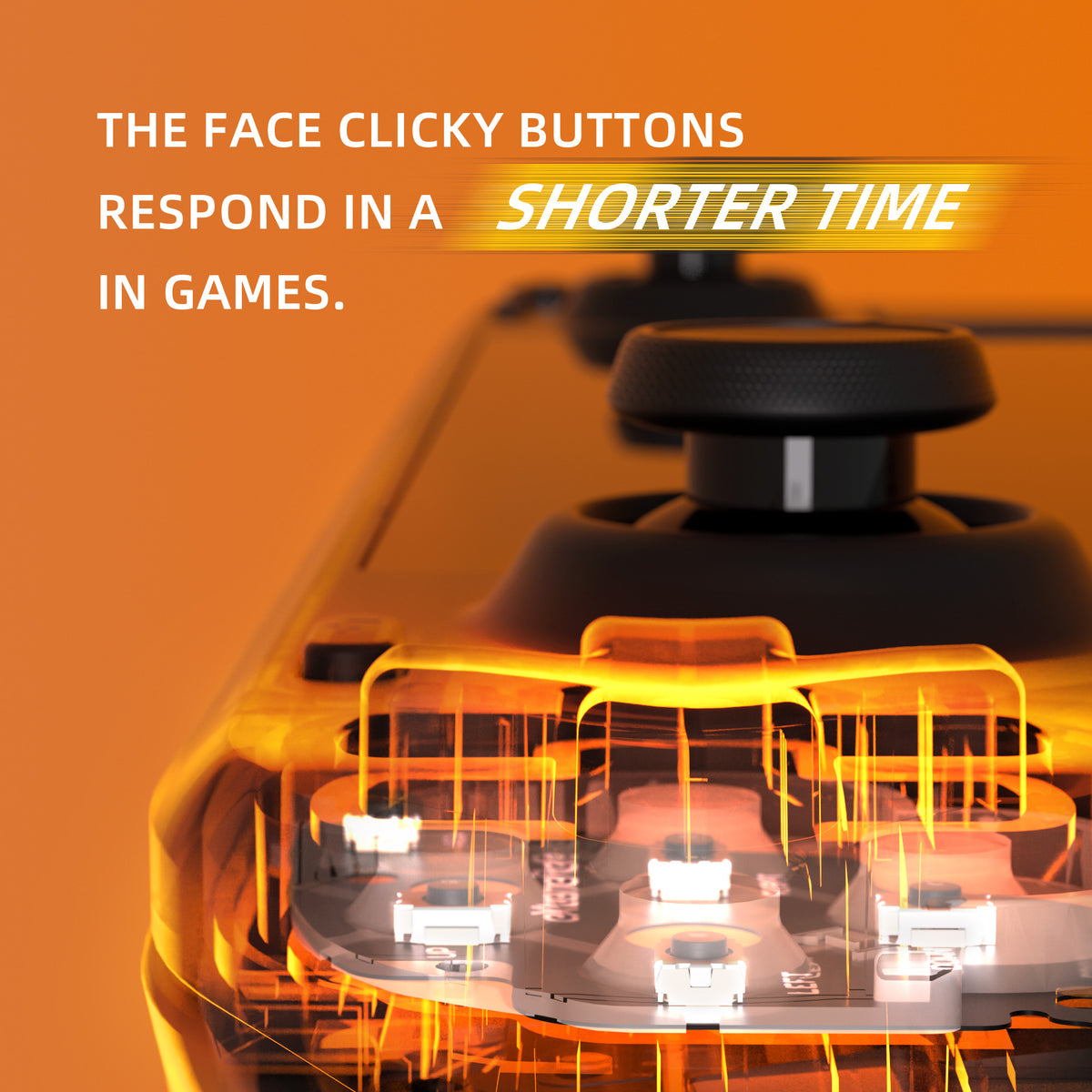 eXtremeRate Strong Version Face Clicky Kit for Steam Deck OLED