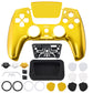 eXtremeRate LUNA Redesigned Replacement Front Shell with Touchpad Compatible with PS5 Controller BDM-010/020/030/040/050/060 - Chrome Gold