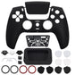 eXtremeRate LUNA Redesigned Replacement Front Shell with Touchpad Compatible with PS5 Controller BDM-010/020/030/040/050/060 - Black