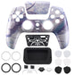 eXtremeRate LUNA Redesigned Replacement Front Shell with Touchpad Compatible with PS5 Controller BDM-010/020/030/040/050/060 - Crystal Dragon