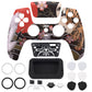 eXtremeRate LUNA Redesigned Replacement Front Shell with Touchpad Compatible with PS5 Controller BDM-010/020/030/040/050/060 - Tiger & Crane