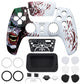 eXtremeRate LUNA Redesigned Replacement Front Shell with Touchpad Compatible with PS5 Controller BDM-010/020/030/040/050/060 - Clown HAHAHA