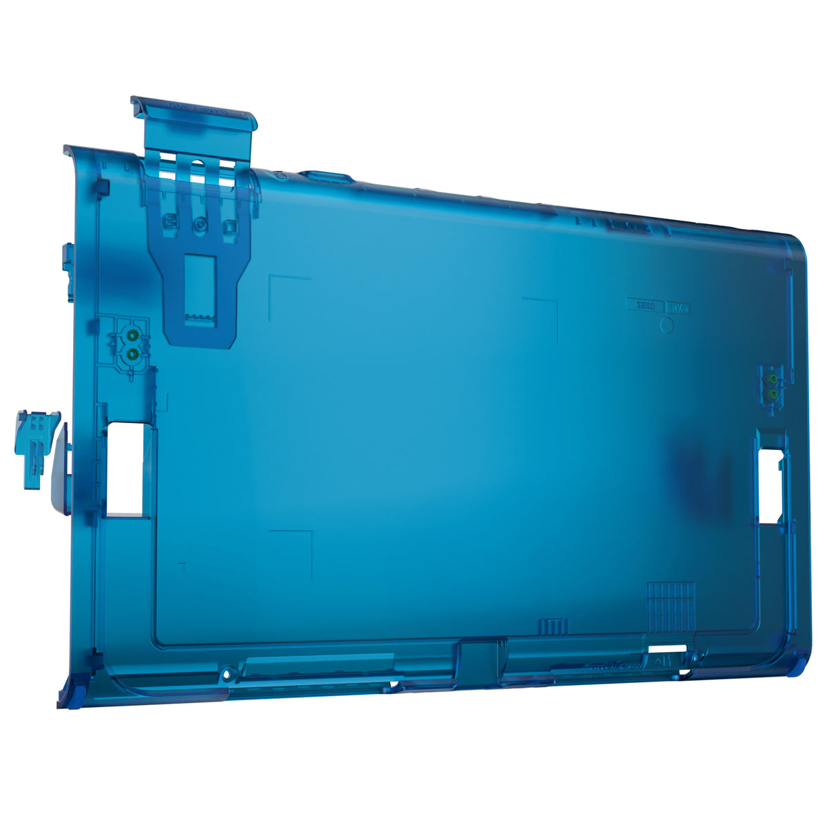 eXtremeRate Replacement DIY Rear Back Plate for Nintendo Switch 2 Handheld Console  (Without Kickstand) - Clear Blue