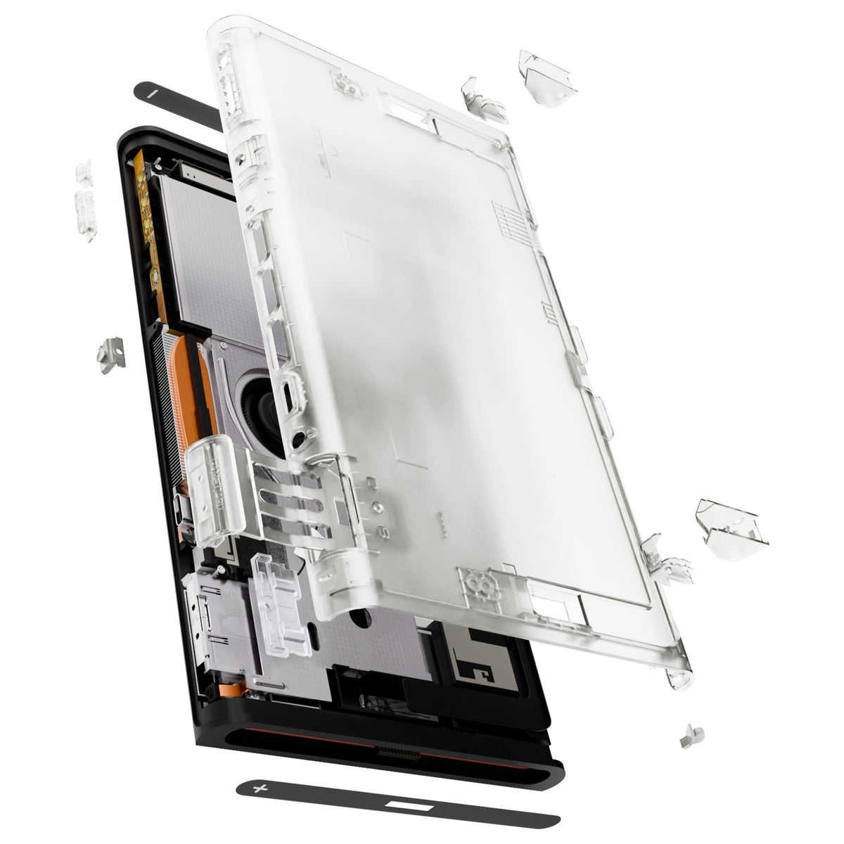 eXtremeRate Replacement DIY Rear Back Plate for Nintendo Switch 2 Handheld Console  (Without Kickstand) - Glow in Dark - Green