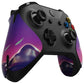 eXtremeRate Retail The Cyber Moon Anti-Skid Sweat-Absorbent Controller Grip for Xbox One S & X, Xbox One Controller, Professional Textured Soft Rubber Pads Handle Grips for Xbox One, Xbox One S/X Controller - GX00167