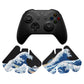 eXtremeRate Retail The Great Wave Off Kanagawa Anti-Skid Sweat-Absorbent Controller Grip for Xbox One S & X, Xbox One Controller, Professional Textured Soft Rubber Pads Handle Grips for Xbox One, Xbox One S/X Controller - GX00170