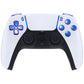eXtremeRate Replacement Full Set Buttons Compatible with PS5 Controller BDM-030/040 - Chameleon Purple Blue eXtremeRate