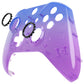 eXtremeRate Retail Gradient Translucent Bluebell Faceplate Cover, Glossy Front Housing Shell Case Replacement Kit for Xbox One Elite Series 2 Controller (Model 1797 and Core Model 1797) - Thumbstick Accent Rings Included - ELP334