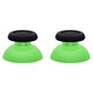 eXtremeRate Retail Green & Black Dual-Color Replacement Thumbsticks for PS5 Controller, Custom Analog Stick Joystick Compatible with PS5, for PS4 All Model Controller - JPF636