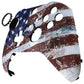 eXtremeRate Retail Impression US Flag Faceplate Cover, Soft Touch Front Housing Shell Case Replacement Kit for Xbox One Elite Series 2 Controller Model 1797 - Thumbstick Accent Rings Included - ELT146