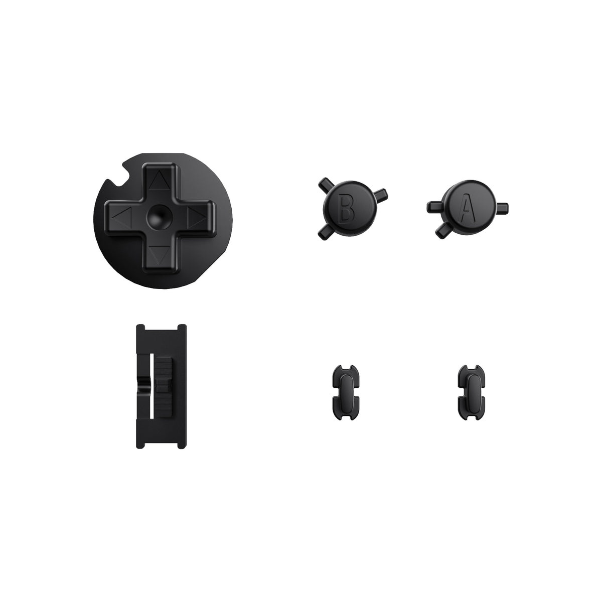eXtremeRate Replacement Full Set Buttons for Gameboy Color GBC - Black