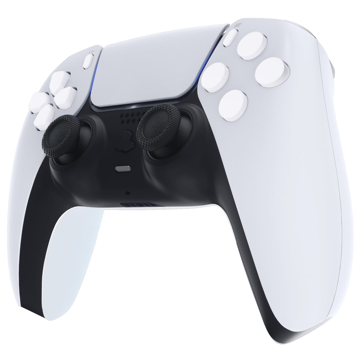 eXtremeRate Replacement Full Set Buttons Compatible with PS5 Controller BDM-030/040 - White eXtremeRate