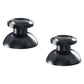 eXtremeRate Replacement Aluminum Metal Thumbsticks Compatible with PS5 & PS4 Controller - Dark Gray