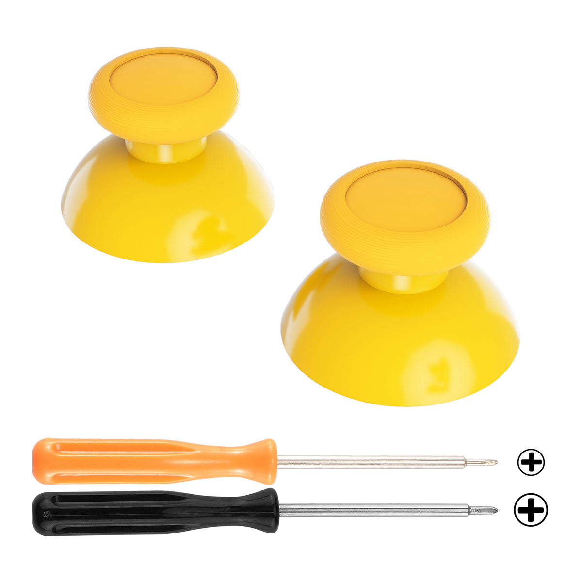 eXtremeRate Replacement 3D Joystick Thumbsticks for Nintendo Switch Pro Controller - Yellow eXtremeRate