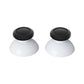 eXtremeRate Retail Robot White & Black Replacement 3D Joystick Thumbsticks, Analog Thumb Sticks with Phillips Screwdriver for Nintendo Switch Pro Controller - KRM528