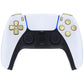 eXtremeRate Replacement Full Set Buttons Compatible with PS5 Controller BDM-030/040 - Metallic Champagne Gold eXtremeRate