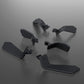 eXtremeRate Retail Metalic Black 6in1 Replacement Interchangeable Swift Back Paddles for Xbox One Elite & Elite Series 2 Controller