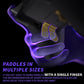 eXtremeRate Retail Metalic Hero Gold 6in1 Replacement Interchangeable Swift Back Paddles for Xbox One Elite & Elite Series 2 Controller