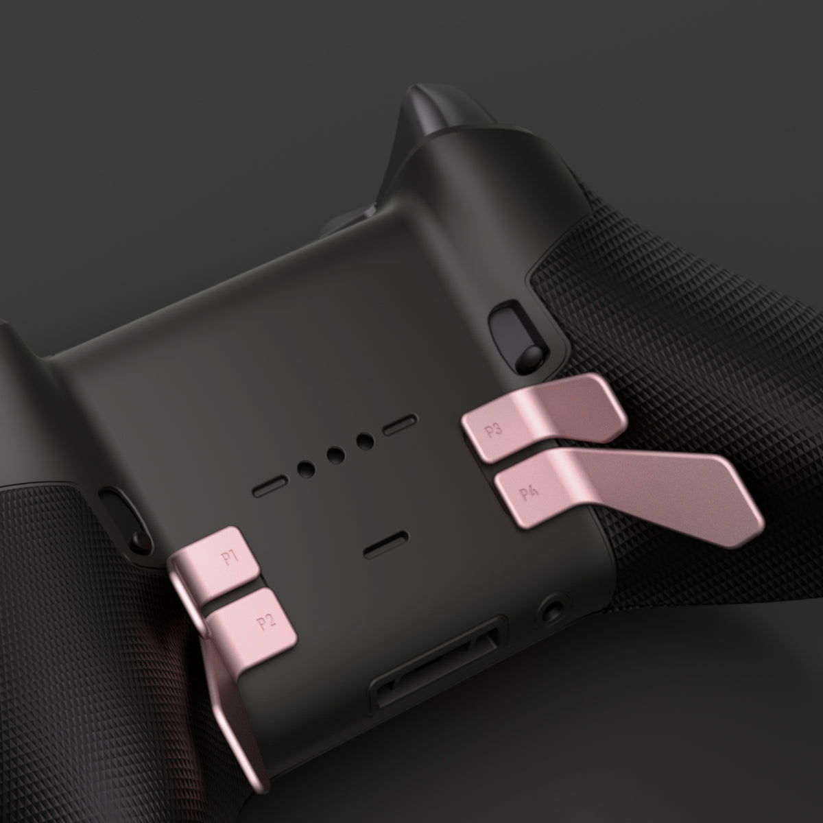 eXtremeRate Retail Metalic Rose Gold 6in1 Replacement Interchangeable Swift Back Paddles for Xbox One Elite & Elite Series 2 Controller