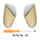Replacement Handle Grips Shell for Nintendo Switch Pro Controller - Metallic Champagne Gold eXtremeRate