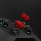eXtremeRate Retail 2 pcs Metallic Scarlet Red Magnetic Stainless Steel D-Pads for Xbox One Elite & Xbox One Elite Series 2 Controller - IL404