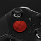eXtremeRate Retail 2 pcs Metallic Scarlet Red Magnetic Stainless Steel D-Pads for Xbox One Elite & Xbox One Elite Series 2 Controller - IL404