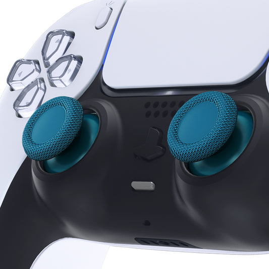 eXtremeRate Retail Mineral Blue Replacement Thumbsticks for PS5 Controller, Custom Analog Stick Joystick Compatible with PS5, for PS4 All Model Controller - JPF643