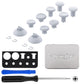 eXtremeRate ThumbsGear V3 Interchangeable Ergonomic Thumbstick for PS5 Edge & PS5 & PS4 Controller - Original White