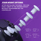 eXtremeRate ThumbsGear V3 Interchangeable Ergonomic Thumbstick for PS5 Edge & PS5 & PS4 Controller - Original White
