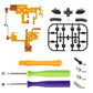eXtremeRate Multi-Colors Luminated Buttons DFS LED Kit for NS Switch  & Switch OLED Model Joycon - Black