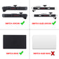 eXtremeRate Retail Violet Firefly LED Tuning Kit for NS Switch Joycons Dock NS Joycon SL SR Buttons Ribbon Flex Cable Indicate Power LED-Joycons Dock NOT Included - NSLED009