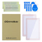 eXtremeRate 2 Pack Transparent HD Clear Tempered Glass Screen Protector for Nintendo Switch - Cherry Blossoms Pink Border