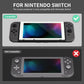 eXtremeRate Retail 2 Pack White Border Transparent HD Clear Saver Protector Film, Tempered Glass Screen Protector for Nintendo Switch [Anti-Scratch, Anti-Fingerprint, Shatterproof, Bubble-Free] - NSPJ0703