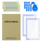 eXtremeRate 2 Pack Transparent HD Clear Tempered Glass Screen Protector for Nintendo Switch - Light Violet Border