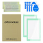 eXtremeRate 2 Pack Transparent HD Clear Tempered Glass Screen Protector for Nintendo Switch - Antique Misty Green